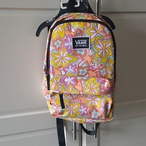 Vans Off The Wall Mini 3 Compartment Bounds Backpack  adjustable strap good cond